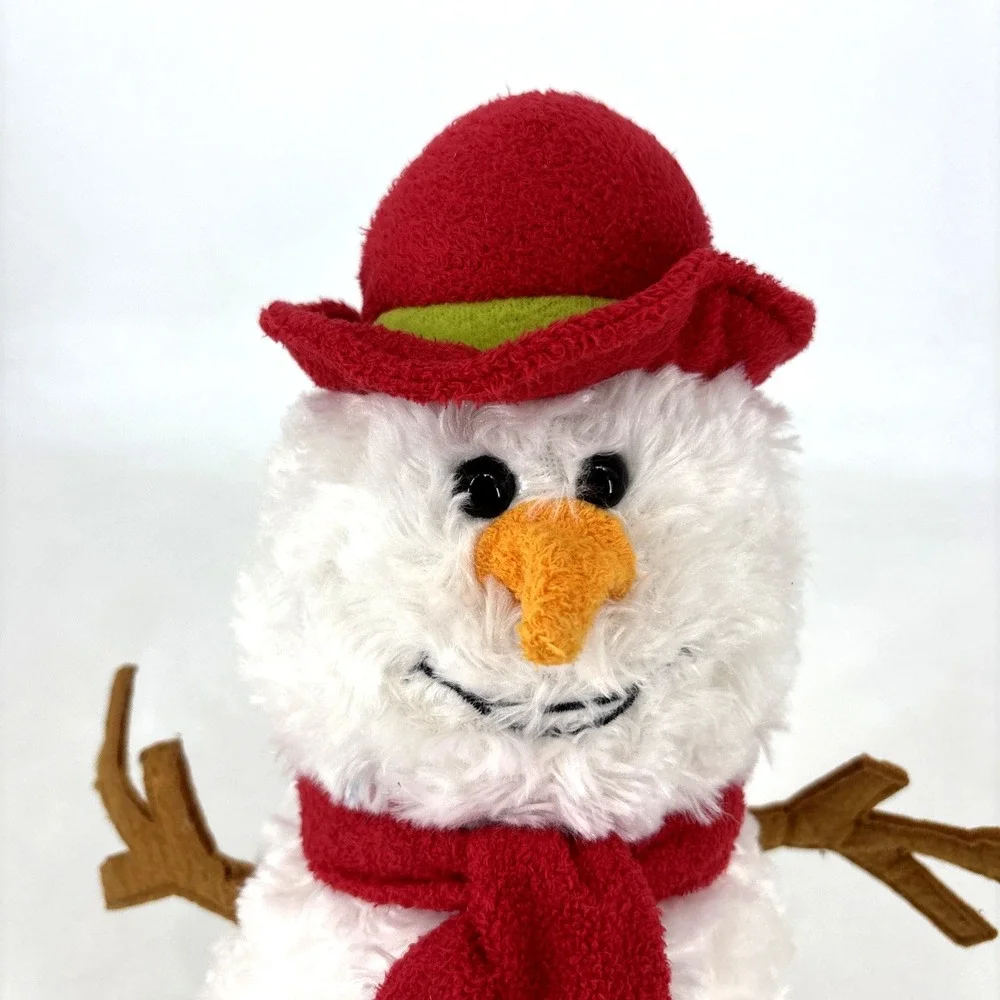 Animal Adventure Large‎ White Snowman Plush Toy 16